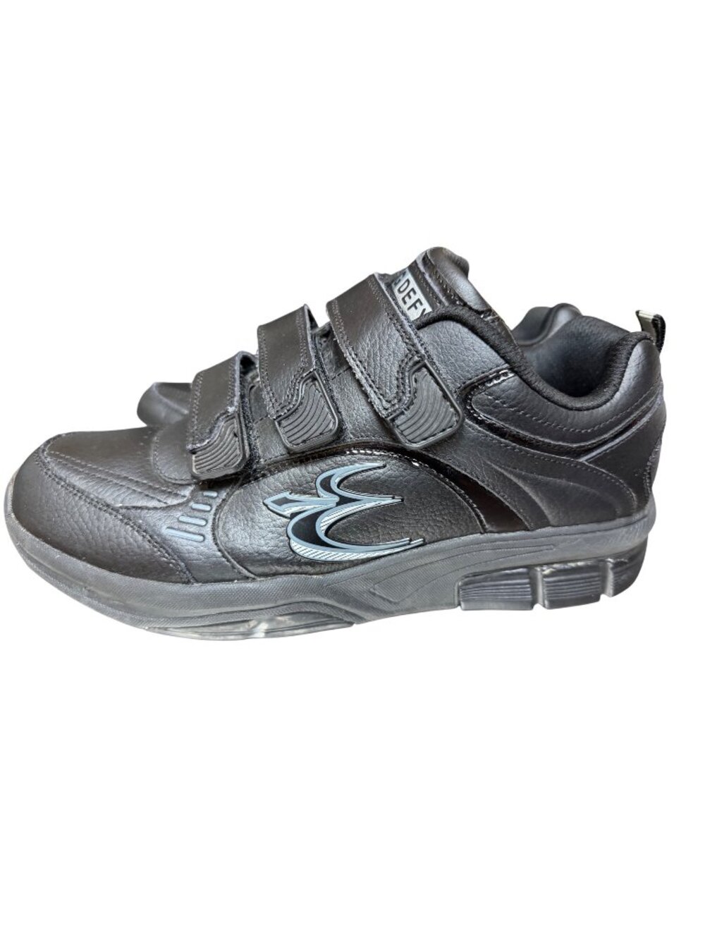 Gravity Defyer Womens Black Action Leather Shoes VersoShock Tech Sz 9.5 GeDfyer